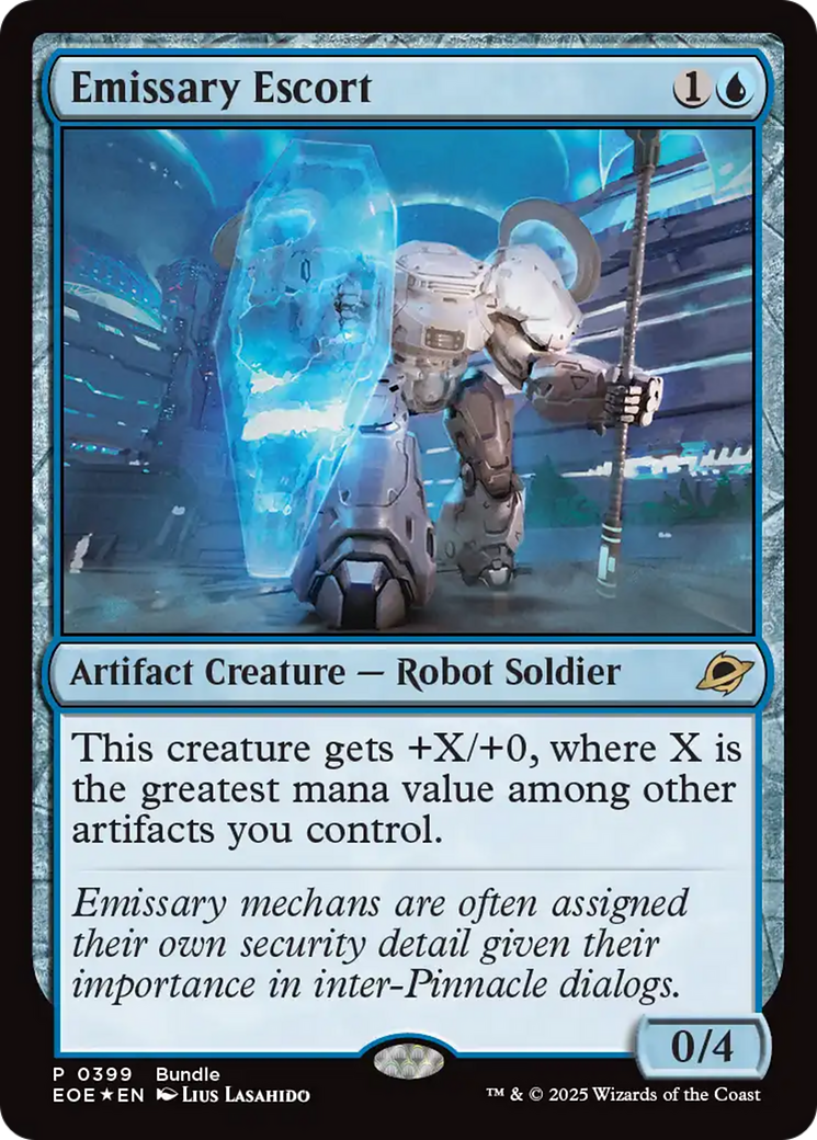 Emissary Escort [Edge of Eternities Prerelease Promos] | Exor Games Truro