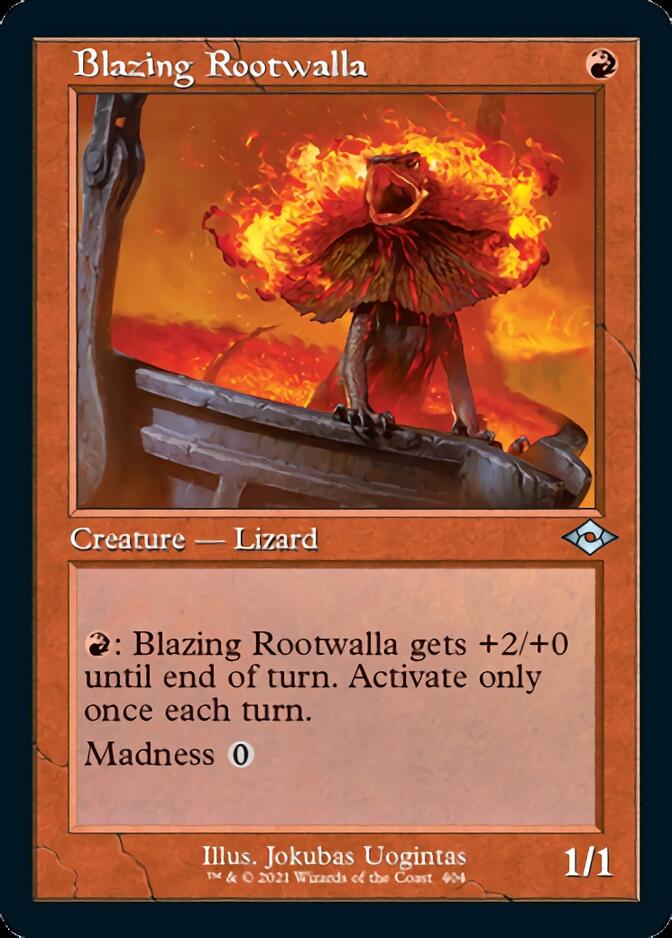 Blazing Rootwalla (Retro) [Modern Horizons 2] | Exor Games Truro