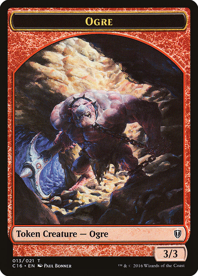 Ogre // Bird (007) Double-Sided Token [Commander 2016 Tokens] | Exor Games Truro