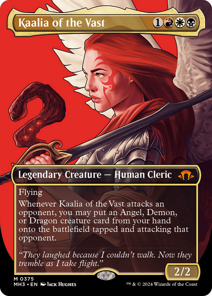Kaalia of the Vast (Borderless) (0375) [Modern Horizons 3] | Exor Games Truro