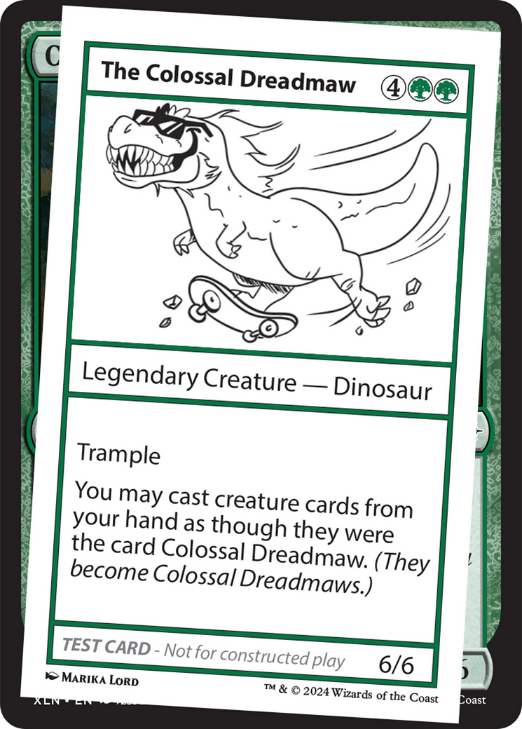 The Colossal Dreadmaw [Mystery Booster 2 Playtest Cards] | Exor Games Truro