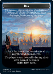 Day // Night Double-Sided Token [Innistrad: Midnight Hunt Tokens] | Exor Games Truro