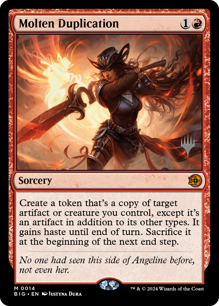 Molten Duplication [Outlaws of Thunder Junction: The Big Score Promos] | Exor Games Truro