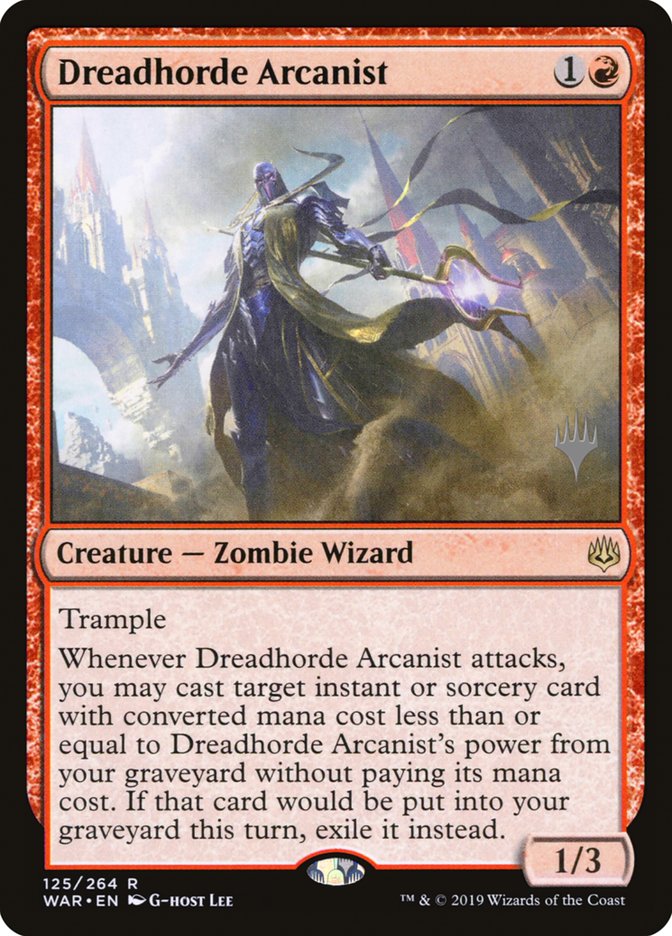 Dreadhorde Arcanist (Promo Pack) [War of the Spark Promos] | Exor Games Truro