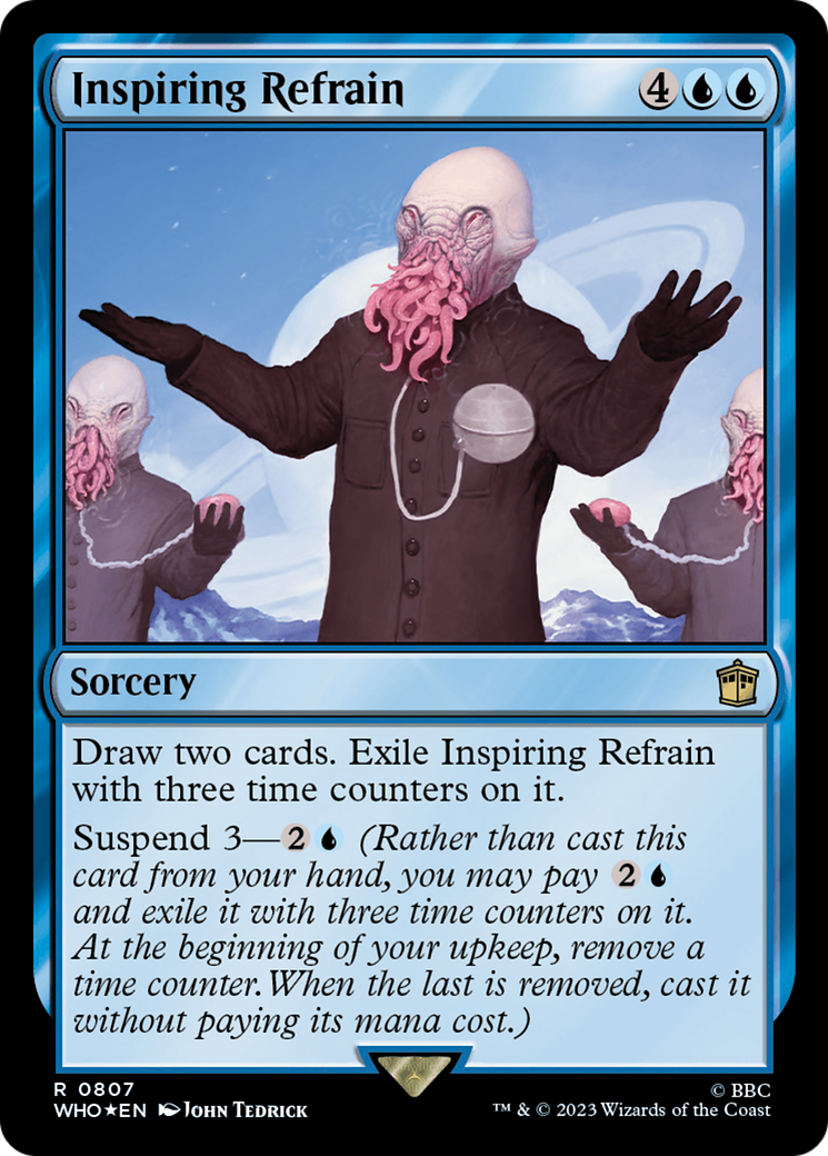 Inspiring Refrain (Surge Foil) [Doctor Who] | Exor Games Truro