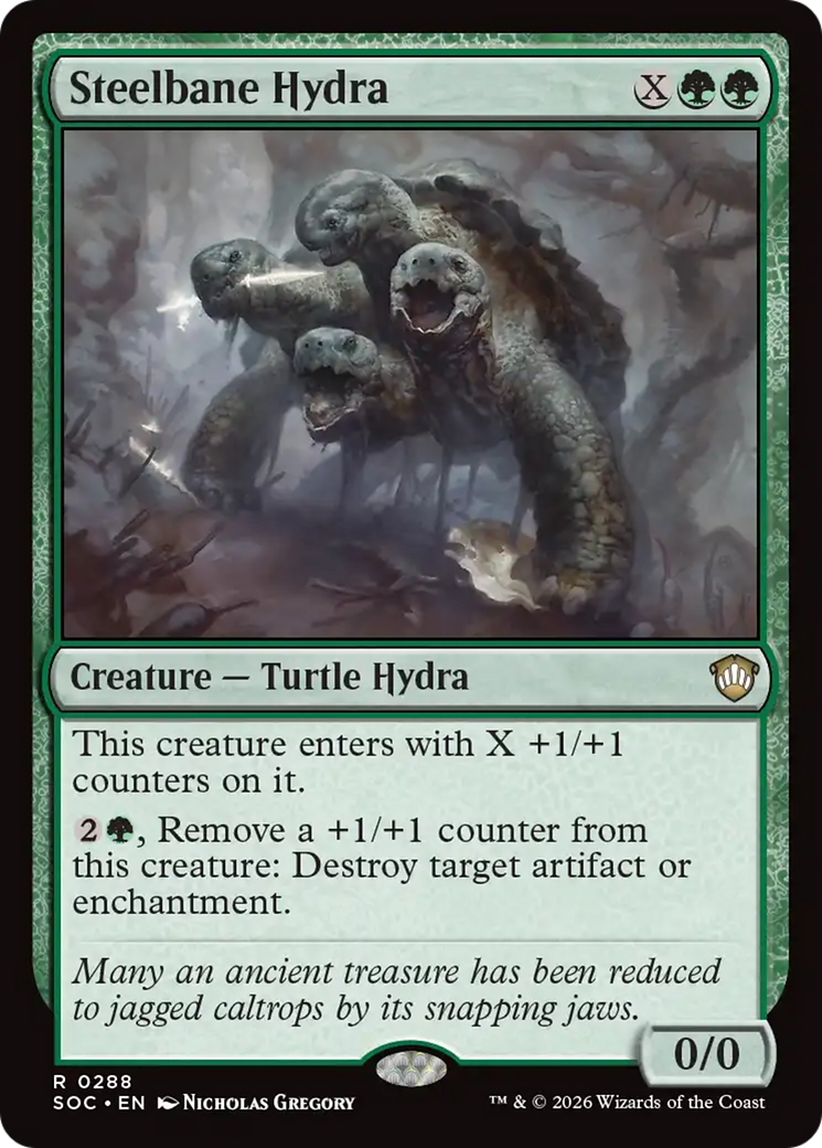 Steelbane Hydra [Secrets of Strixhaven Commander] | Exor Games Truro