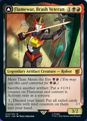 Flamewar, Brash Veteran // Flamewar, Streetwise Operative [Transformers] | Exor Games Truro