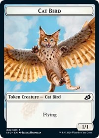 Cat Bird // Human Soldier (004) Double-Sided Token [Ikoria: Lair of Behemoths Tokens] | Exor Games Truro