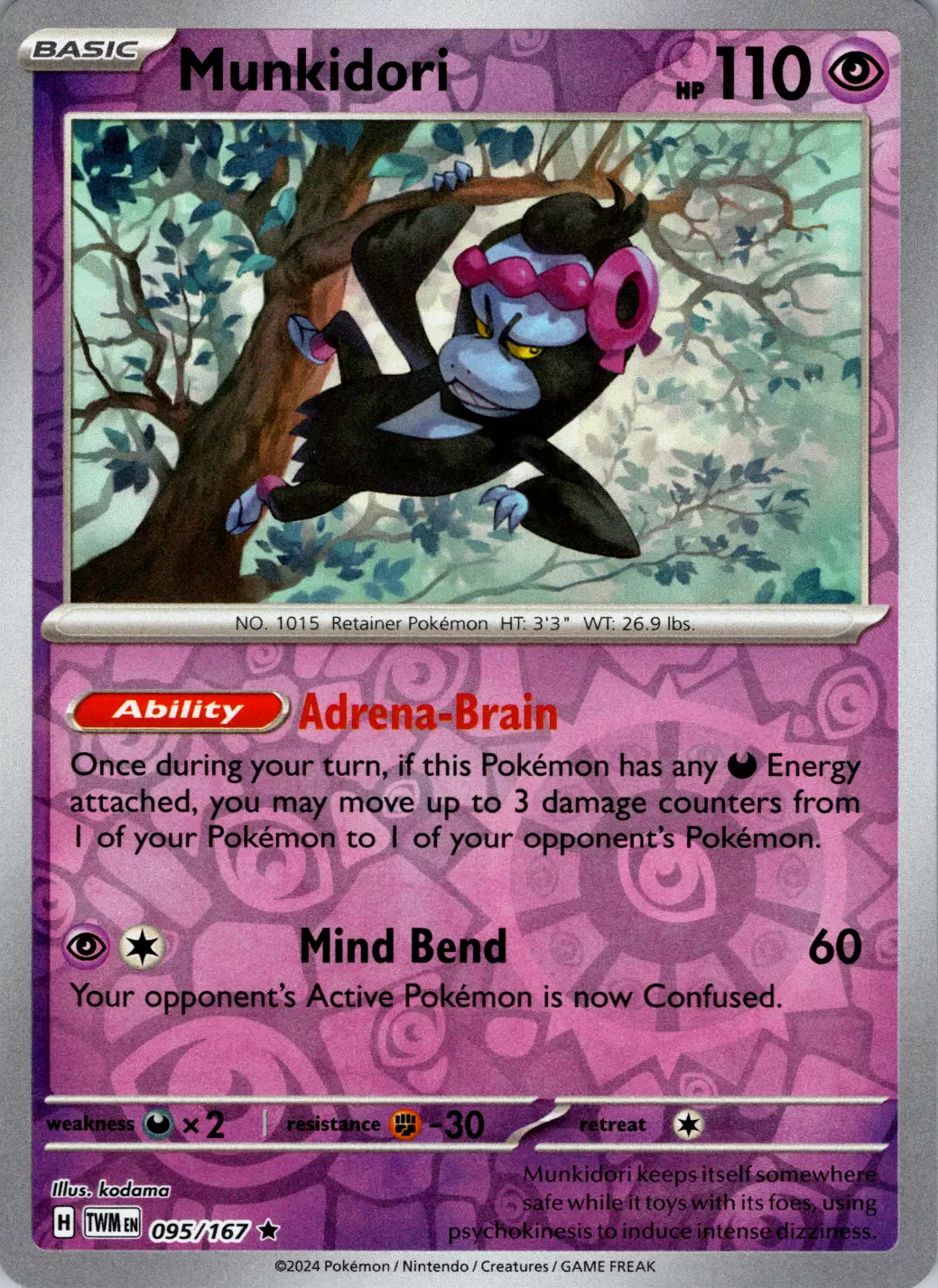 Munkidori (095/167) [Scarlet & Violet: Twilight Masquerade] | Exor Games Truro