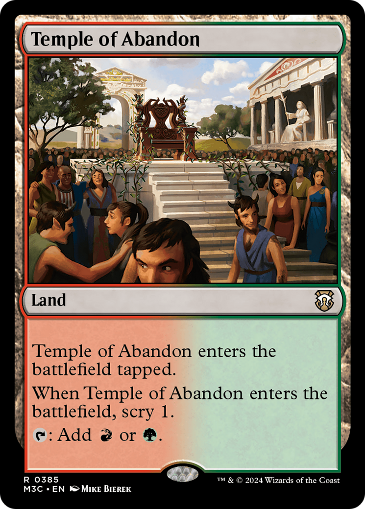 Temple of Abandon [Modern Horizons 3 Commander] | Exor Games Truro