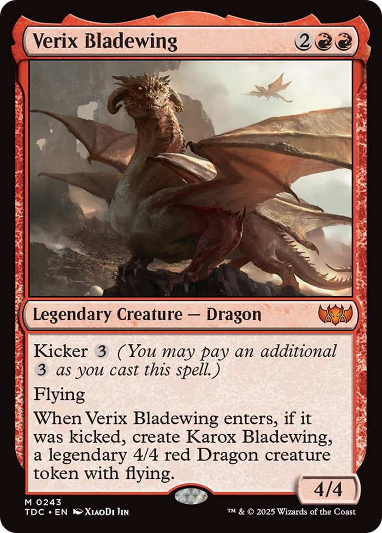 Verix Bladewing [Tarkir: Dragonstorm Commander] | Exor Games Truro