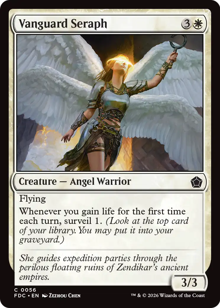 Vanguard Seraph [Foundations Commander] | Exor Games Truro