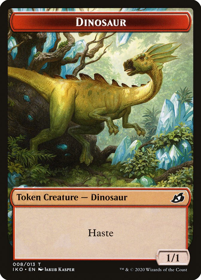 Dinosaur Token [Ikoria: Lair of Behemoths Tokens] | Exor Games Truro