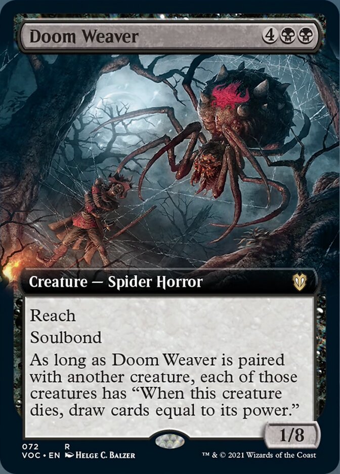 Doom Weaver (Extended Art) [Innistrad: Crimson Vow Commander] | Exor Games Truro