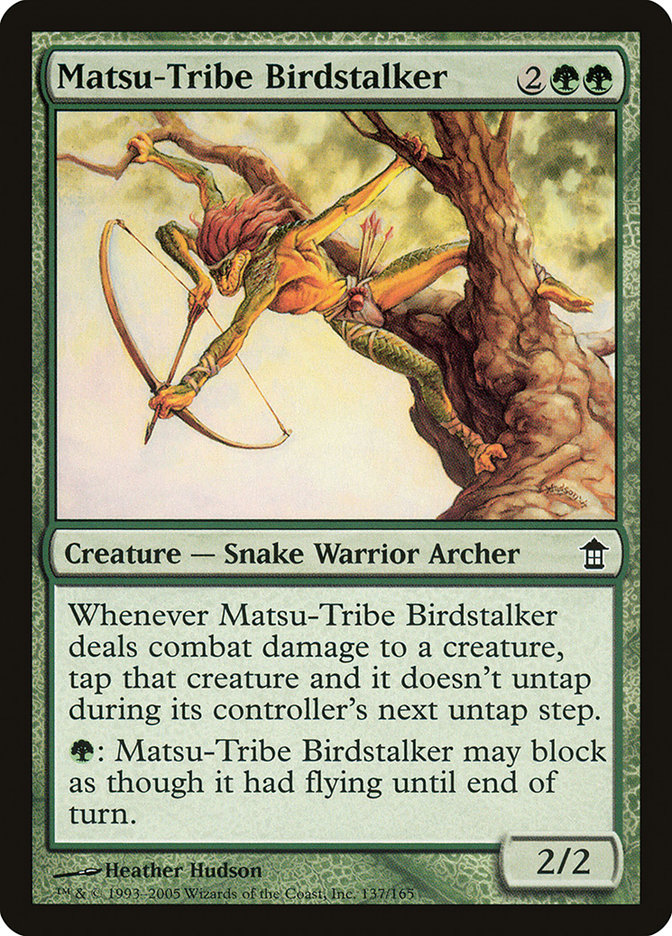 Matsu-Tribe Birdstalker [Saviors of Kamigawa] | Exor Games Truro