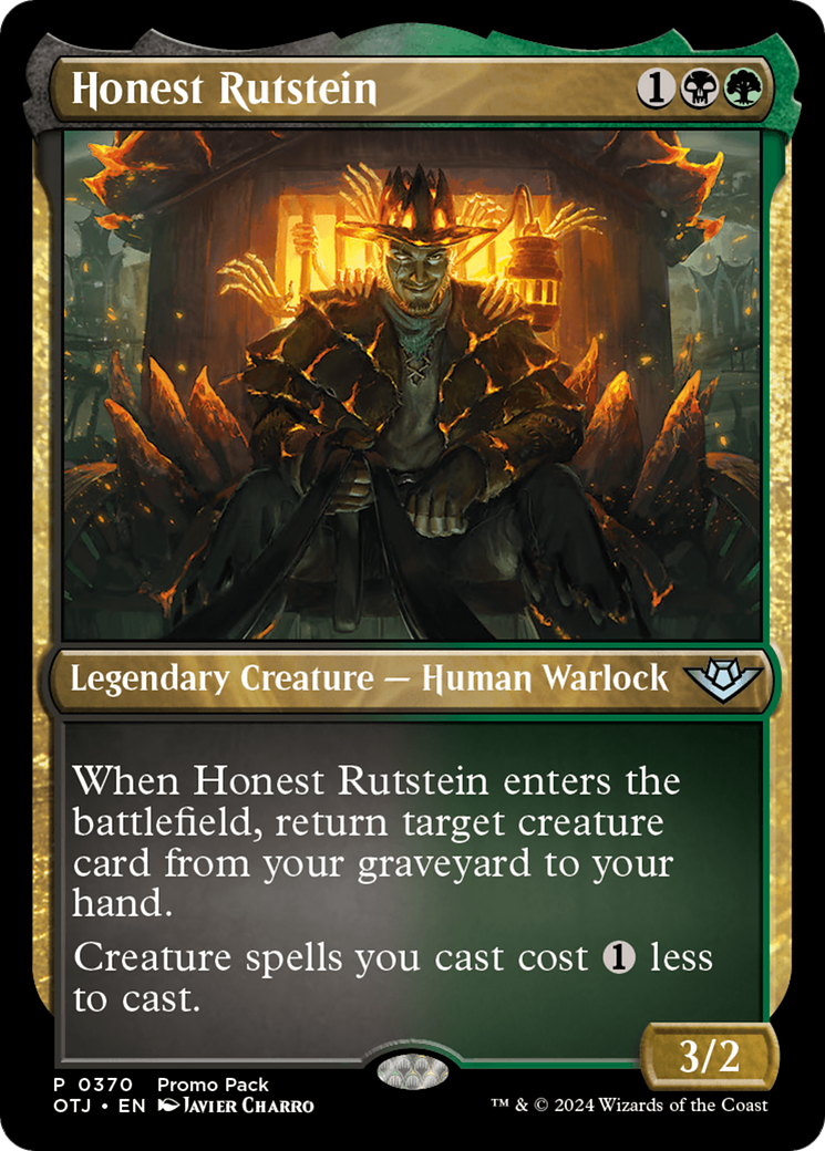 Honest Rutstein (Promo Pack) [Outlaws of Thunder Junction Promos] | Exor Games Truro