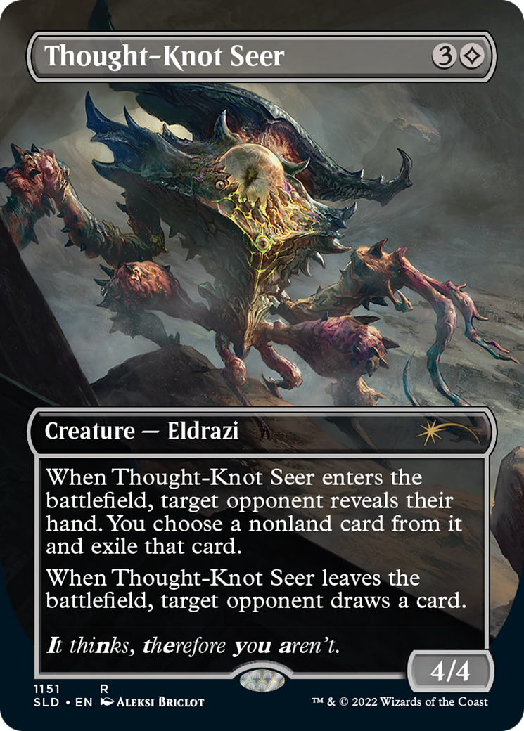 Thought-Knot Seer (1151) (Borderless) [Secret Lair Drop Series] | Exor Games Truro