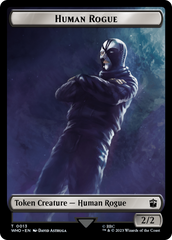 Human Rogue // Beast Double-Sided Token [Doctor Who Tokens] | Exor Games Truro