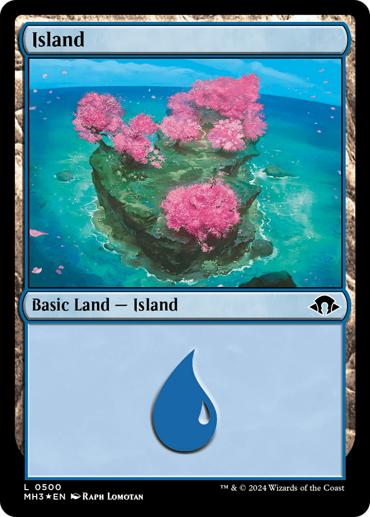 Island (0500) (Ripple Foil) [Modern Horizons 3] | Exor Games Truro