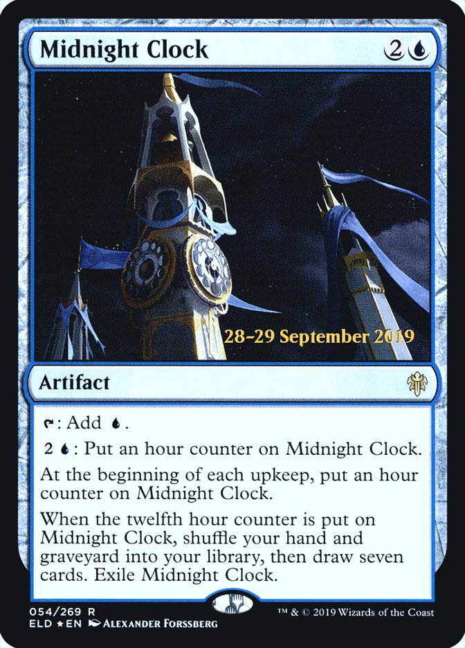 Midnight Clock [Throne of Eldraine Prerelease Promos] | Exor Games Truro