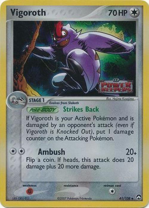Vigoroth (41/108) (Stamped) [EX: Power Keepers] | Exor Games Truro