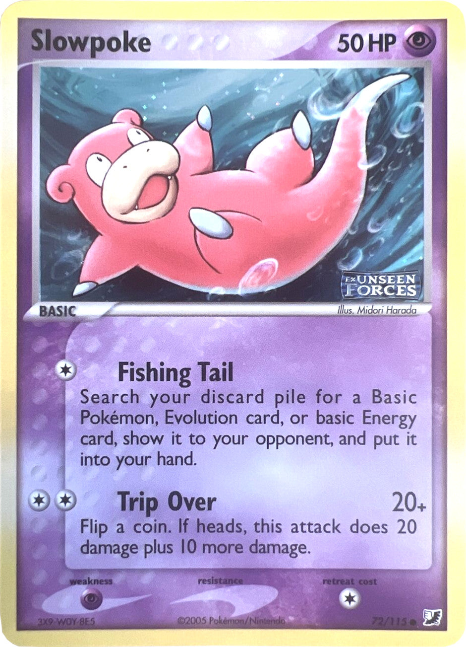 Slowpoke (72/115) (Stamped) [EX: Unseen Forces] | Exor Games Truro