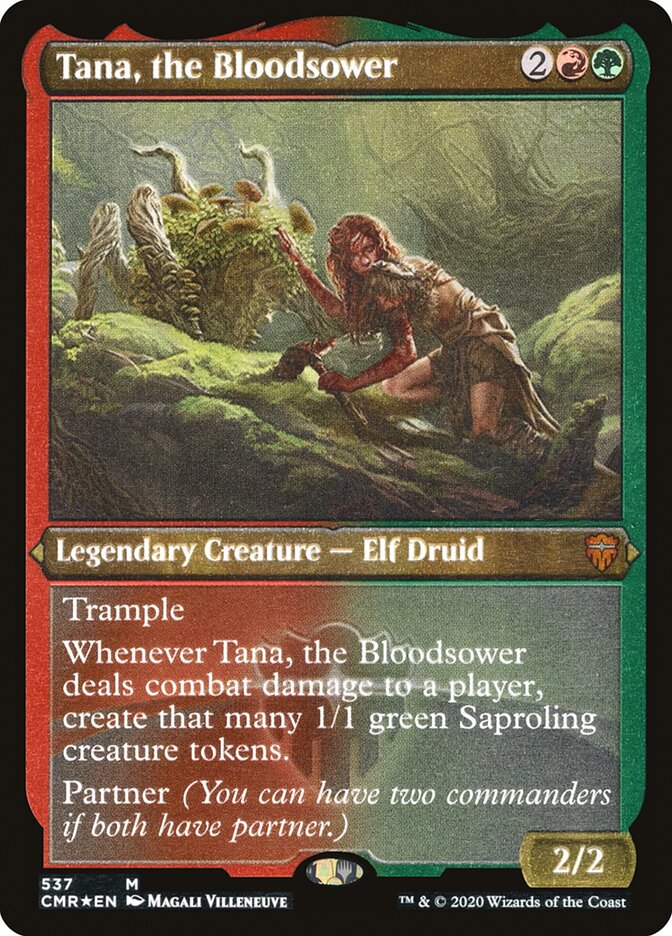 Tana, the Bloodsower (Etched) [Commander Legends] | Exor Games Truro
