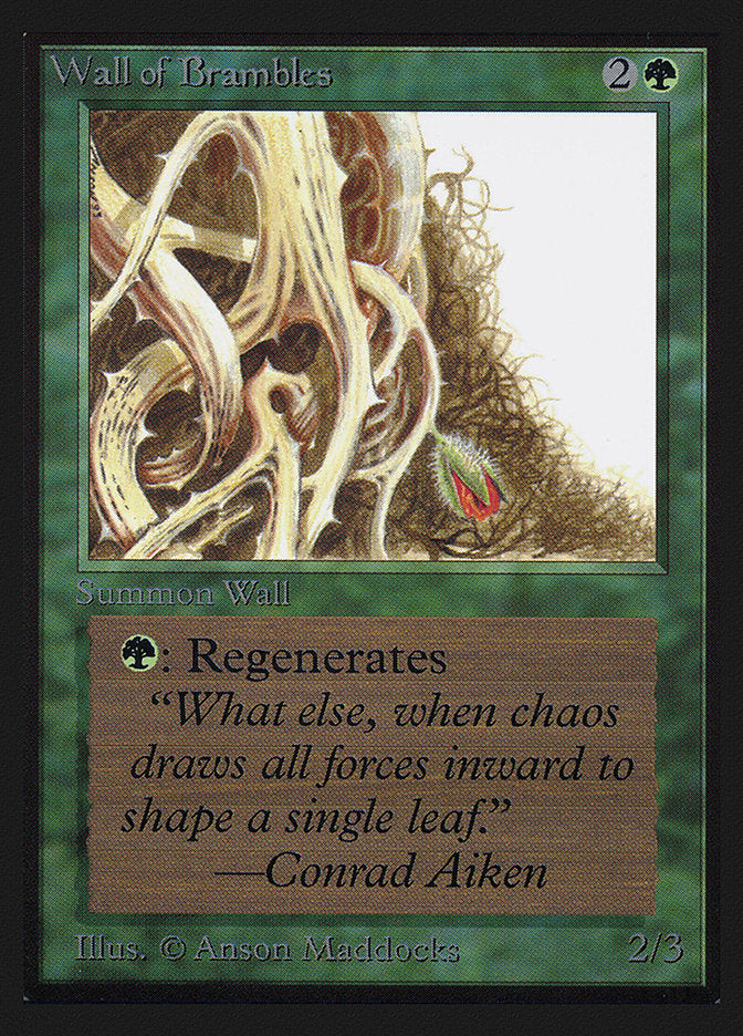 Wall of Brambles [International Collectors' Edition] | Exor Games Truro
