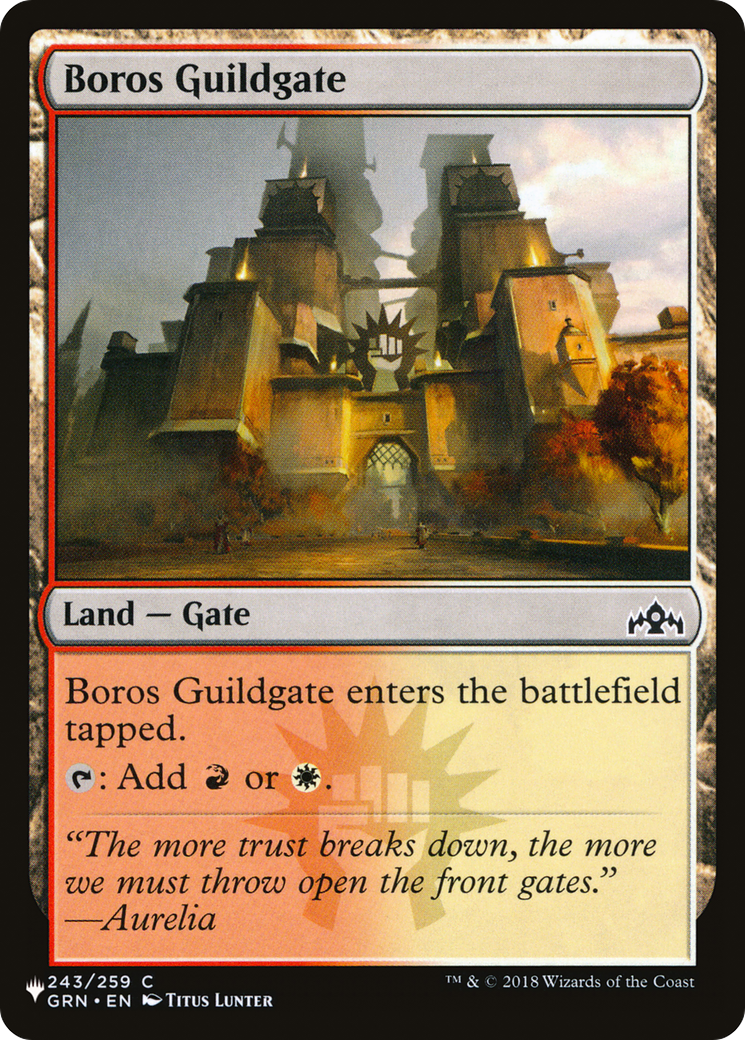 Boros Guildgate [The List] | Exor Games Truro