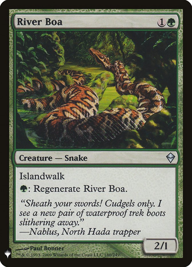 River Boa [Mystery Booster] | Exor Games Truro