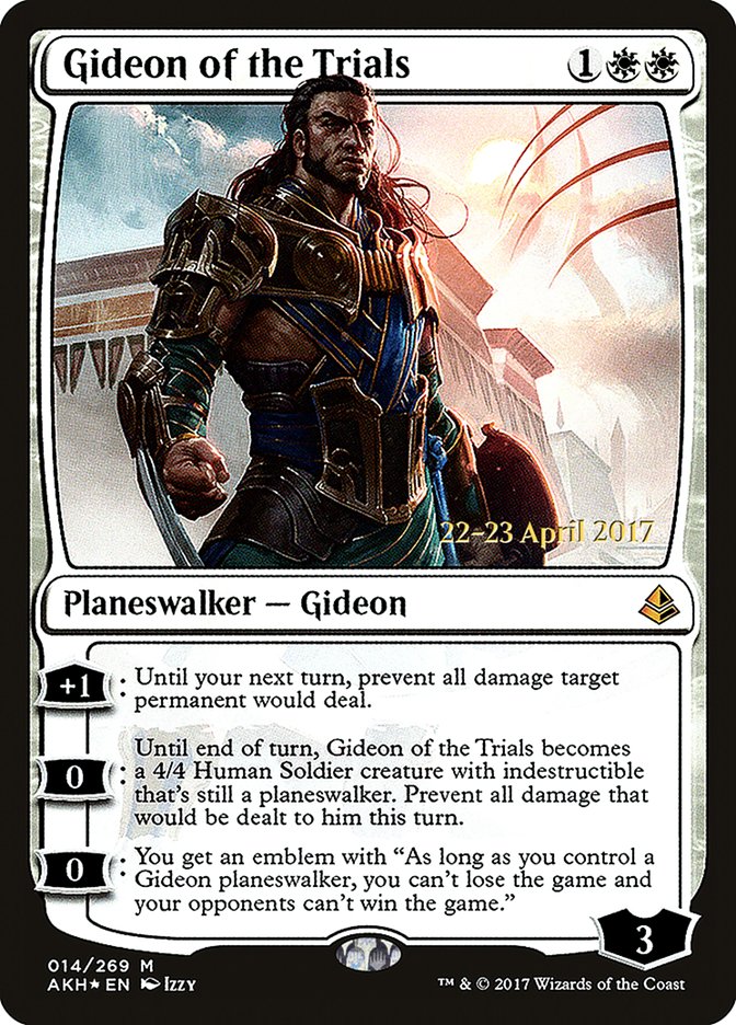 Gideon of the Trials [Amonkhet Prerelease Promos] | Exor Games Truro