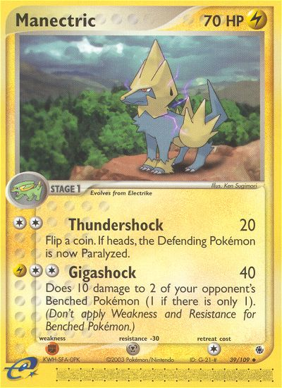 Manectric (39/109) [EX: Ruby & Sapphire] | Exor Games Truro