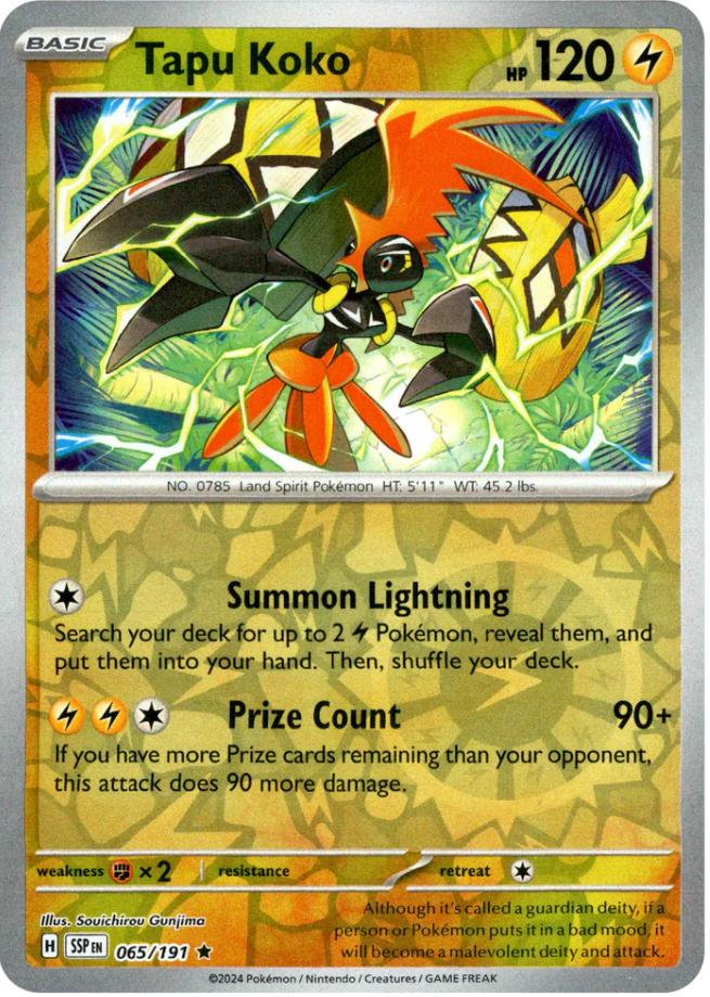 Tapu Koko (065/191) [Scarlet & Violet: Surging Sparks] | Exor Games Truro