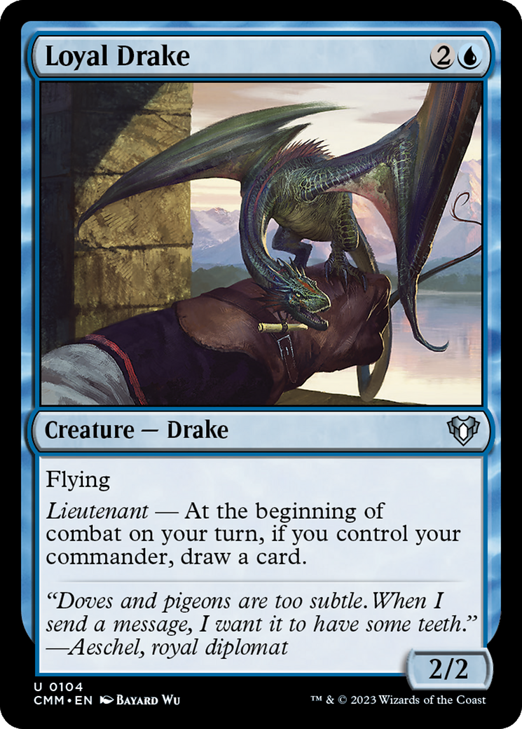 Loyal Drake [Commander Masters] | Exor Games Truro