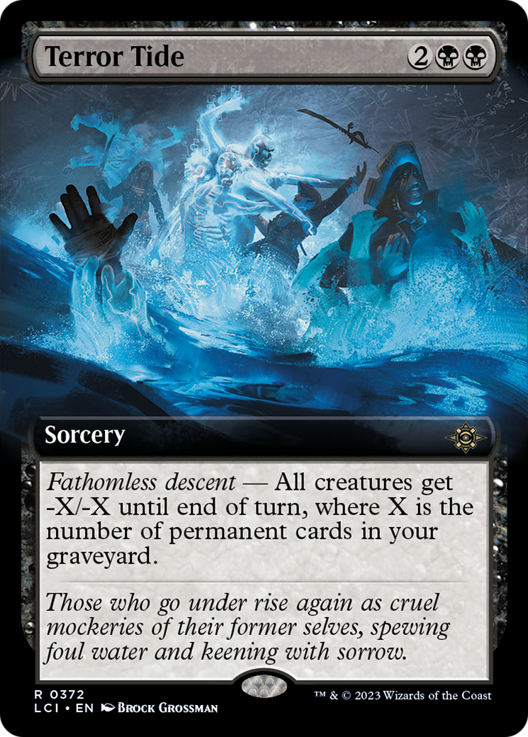Terror Tide (Extended Art) [The Lost Caverns of Ixalan] | Exor Games Truro