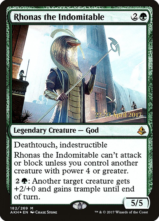 Rhonas the Indomitable [Amonkhet Prerelease Promos] | Exor Games Truro