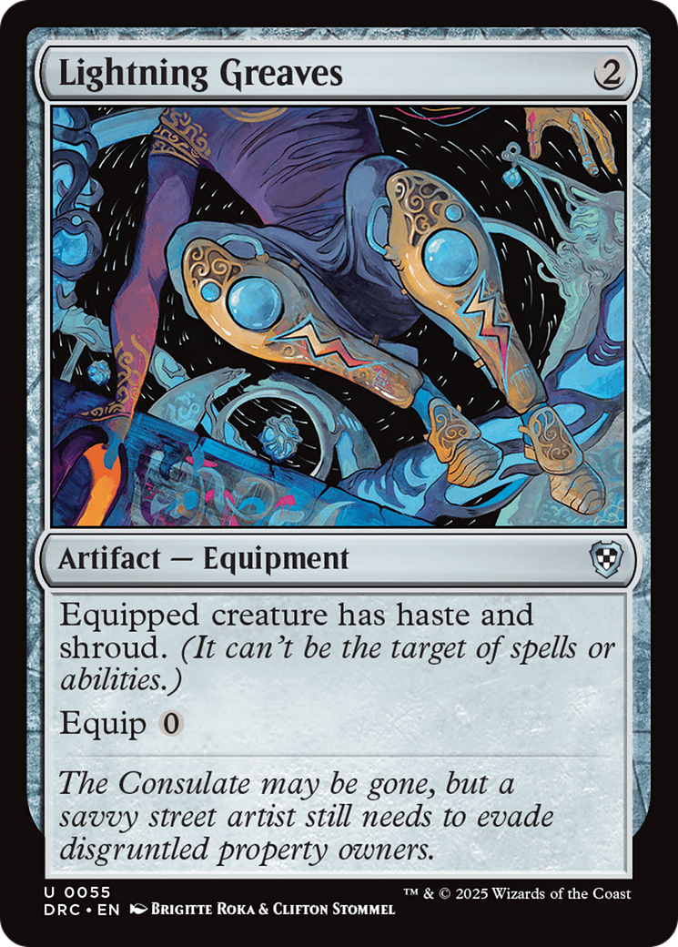 Lightning Greaves [Aetherdrift Commander] | Exor Games Truro