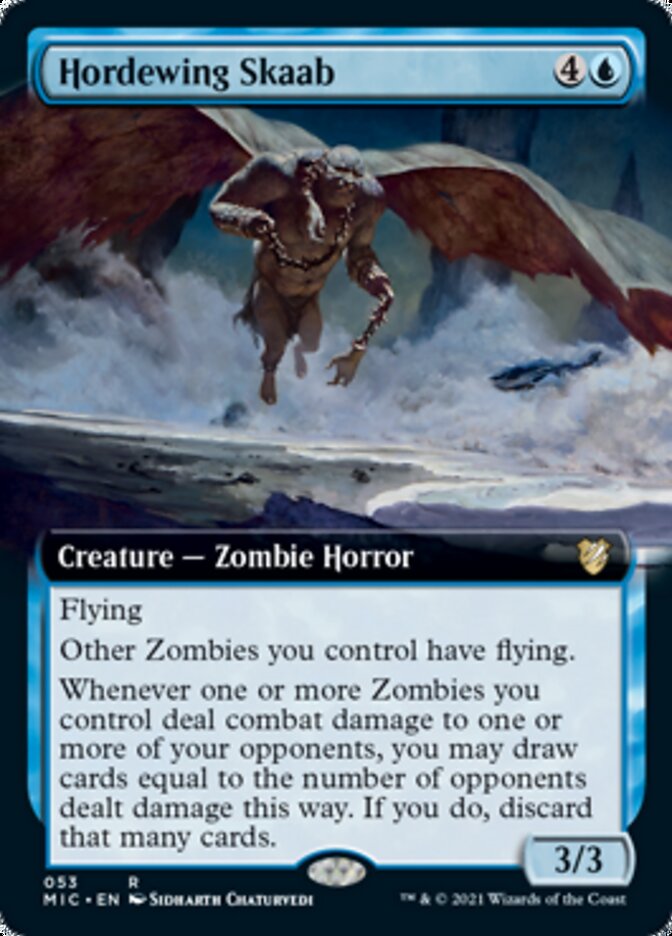 Hordewing Skaab (Extended Art) [Innistrad: Midnight Hunt Commander] | Exor Games Truro