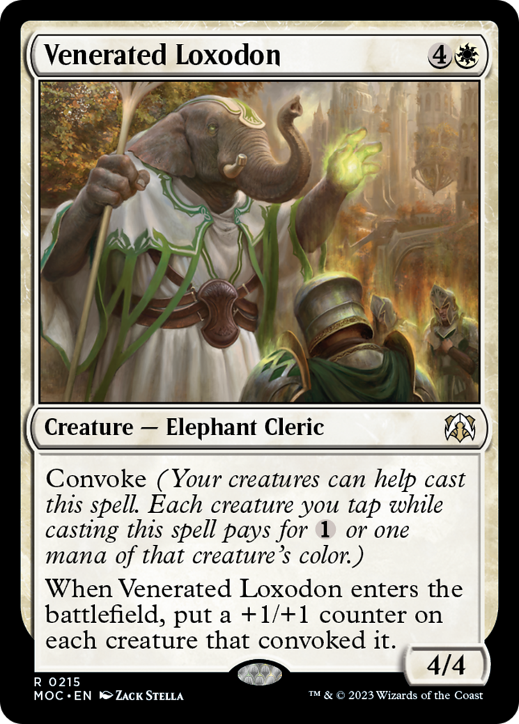 Venerated Loxodon [March of the Machine Commander] | Exor Games Truro