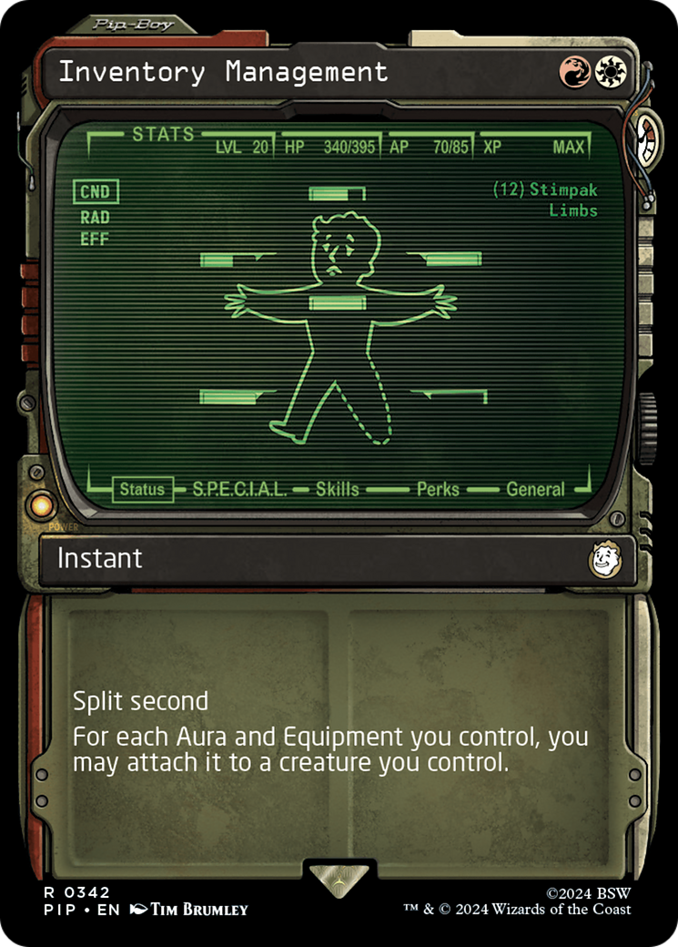 Inventory Management (Showcase) [Fallout] | Exor Games Truro
