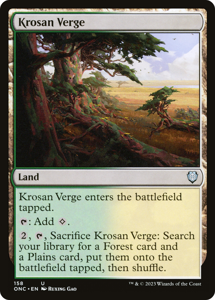 Krosan Verge [Phyrexia: All Will Be One Commander] | Exor Games Truro