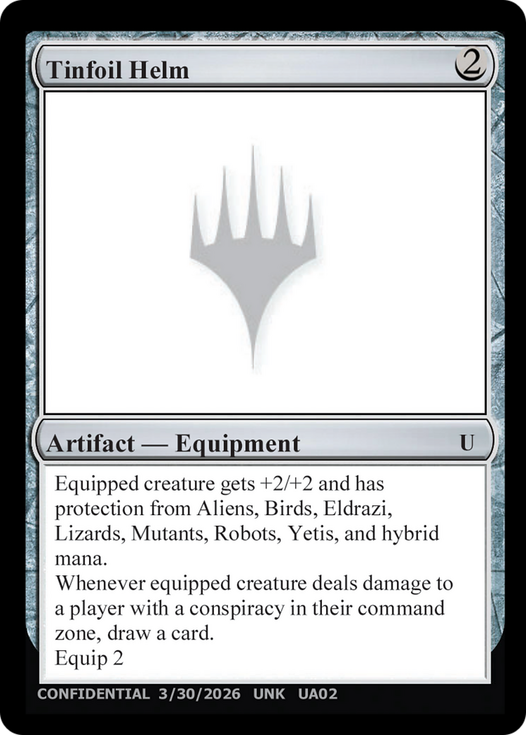 Tinfoil Helm [Unknown Event] | Exor Games Truro