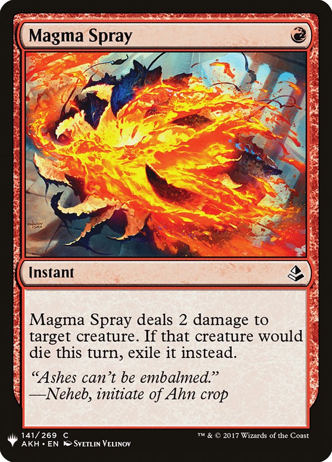 Magma Spray [Mystery Booster] | Exor Games Truro