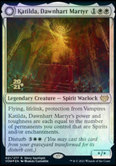 Katilda, Dawnhart Martyr // Katilda's Rising Dawn [Innistrad: Crimson Vow Prerelease Promos] | Exor Games Truro