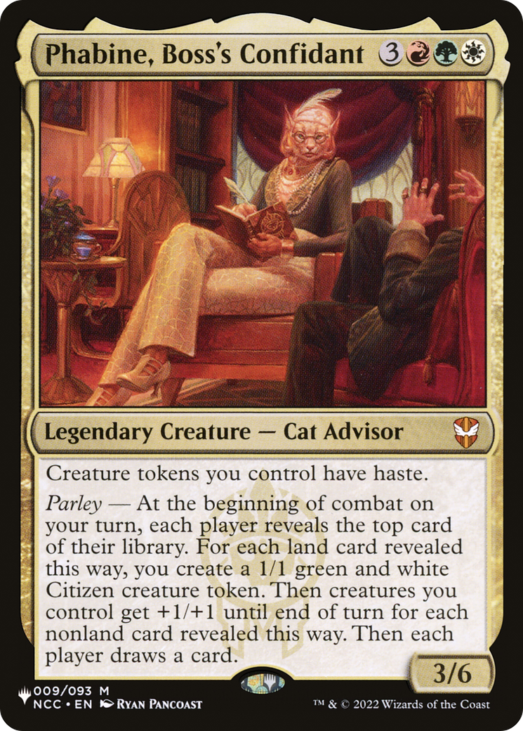 Phabine, Boss's Confidant [The List] | Exor Games Truro
