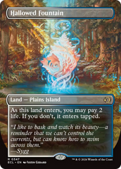 Hallowed Fountain (Borderless) [Lorwyn Eclipsed] | Exor Games Truro