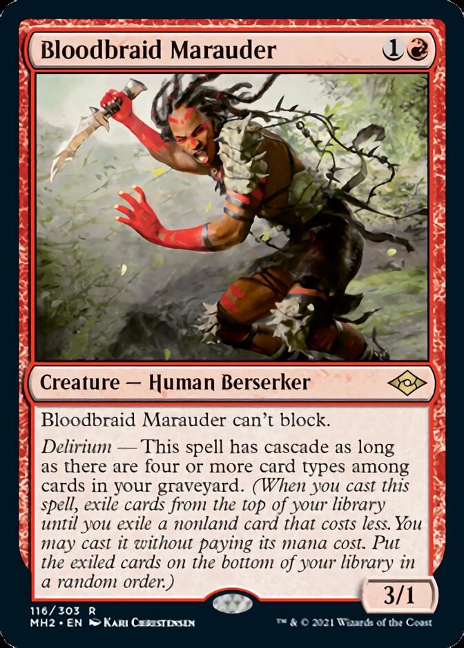 Bloodbraid Marauder [Modern Horizons 2] | Exor Games Truro