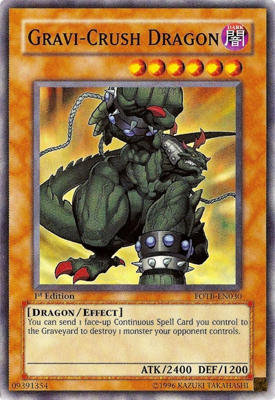 Gravi-Crush Dragon [FOTB-EN030] Common | Exor Games Truro