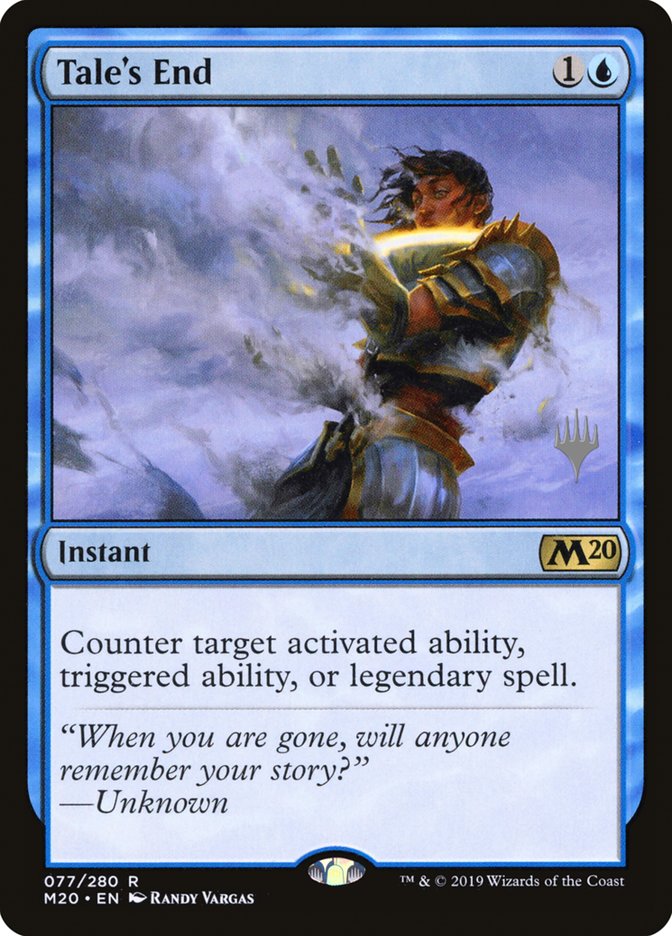Tale's End (Promo Pack) [Core Set 2020 Promos] | Exor Games Truro