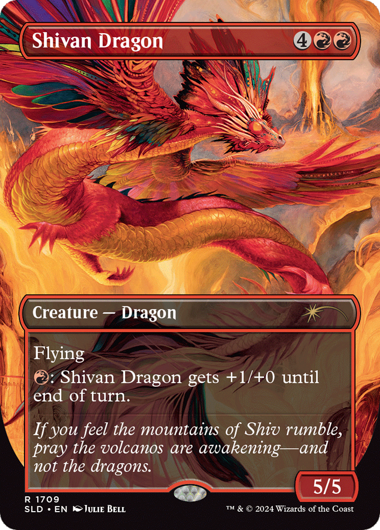 Shivan Dragon (Rainbow Foil) [Secret Lair Drop Series] | Exor Games Truro